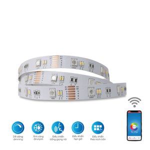 Bộ đèn LED dây RGB Wifi (Model: LD01.WF.RGBCW 1000/3W (12VDC))