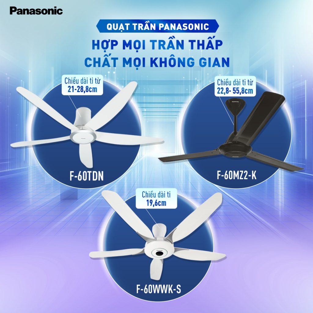 Thanh Châu cung cấp quạt điện Panasonic BMT chính hãng