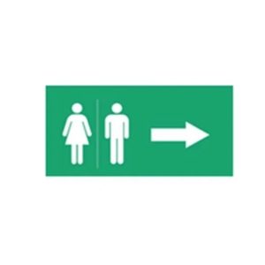 Hình chỉ hướng toilet phải Nanoco NEXF-TR