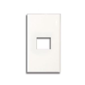 Mặt góc vuông dùng cho 1 thiết bị Full White Color Panasonic WZV7841W